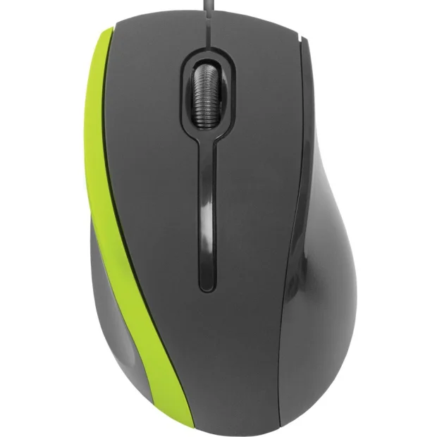 Мышь Defender MM-340 (черный/зеленый)